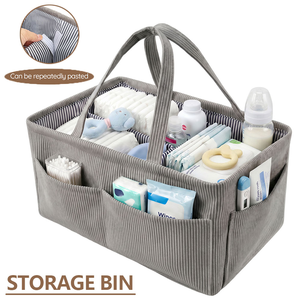 Baby Nursery Organization Ideas - Organizador de Fraldas para Bebê, Cesto