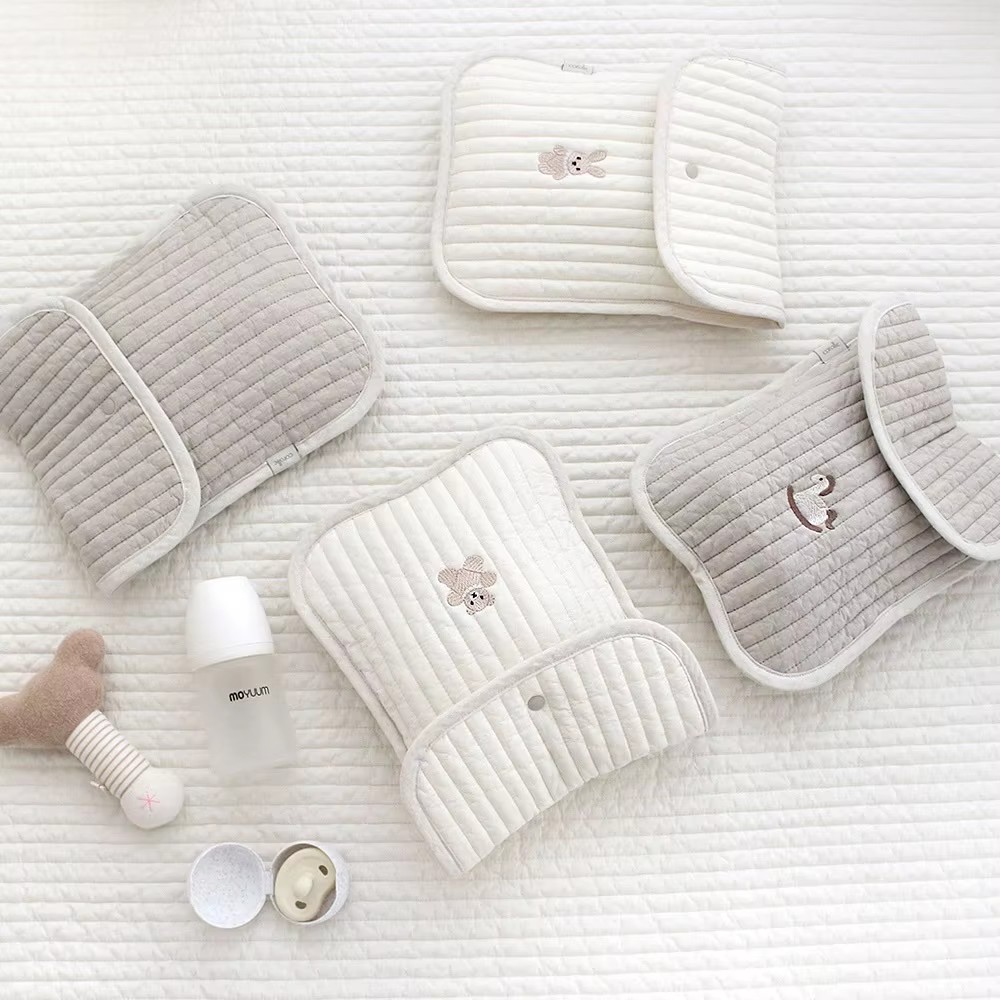 Baby Nursery Organization Ideas - Urso bordado algodão mamãe saco organizador