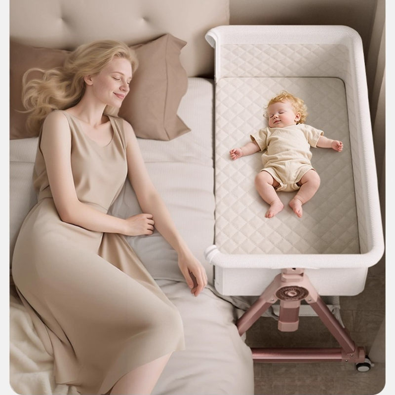 Bassinet Bedside Sleeper - Berço de bebê, emenda portátil, berço
