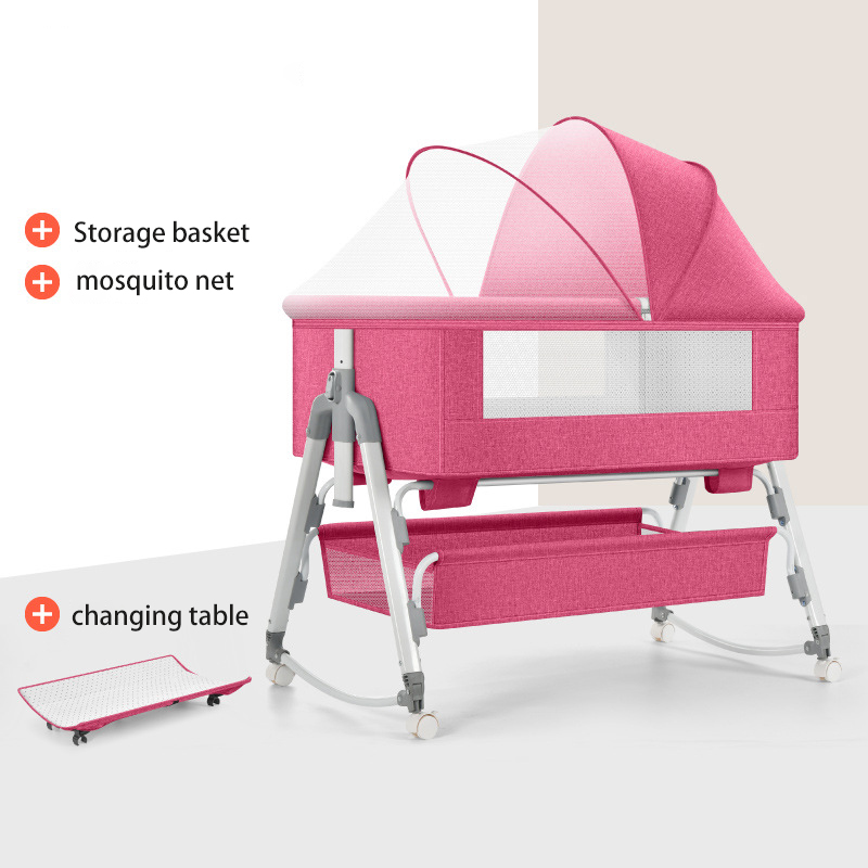 Bassinet Bedside Sleeper - Cama de cabeceira multifuncional para bebê