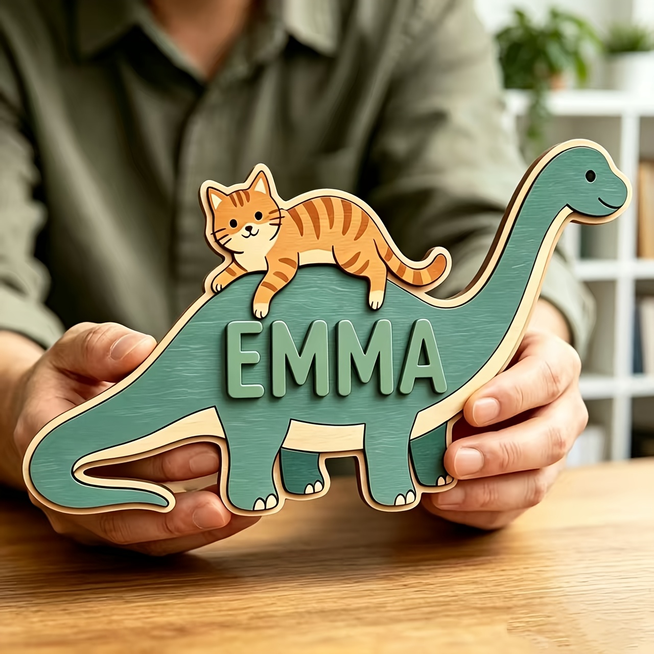 Baby Nursery Name Sign - Placa de Quarto Personalizada com Nome