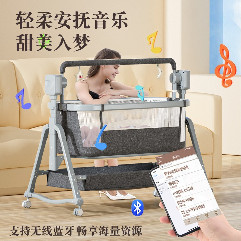 Bassinet Bedside Sleeper - Berço Elétrico Multifuncional para Bebês, Berço