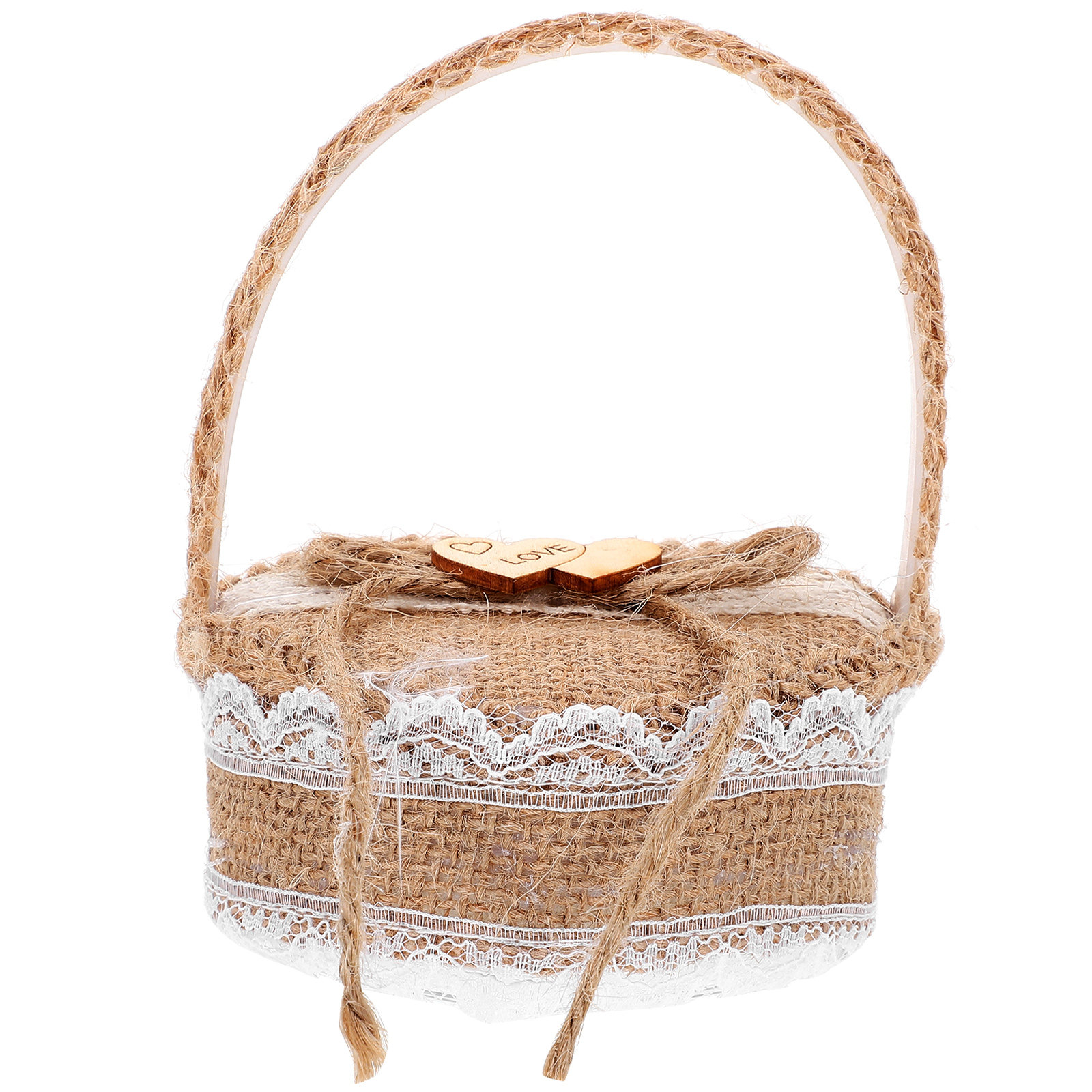 Storage Basket Fabric - Cesta de Madeira Delicada para Anéis,