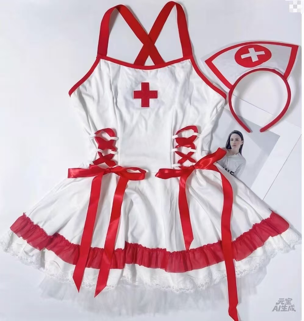 Baby Nursery Hospital - Fantasia Sexy de Enfermeira para Mulheres,