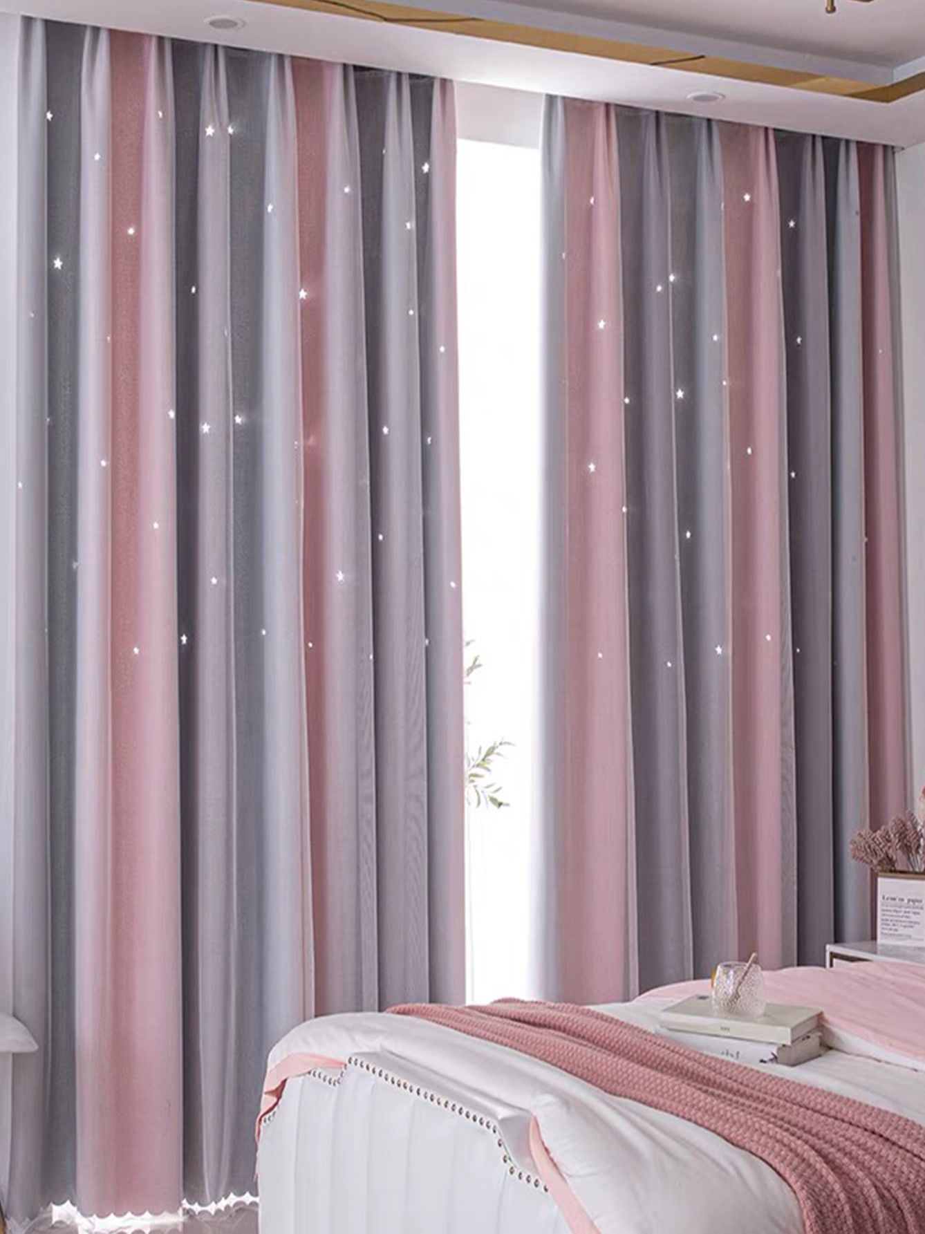 Baby Nursery Blackout Curtains - Cortinas blackout infantis para quarto, isolamento