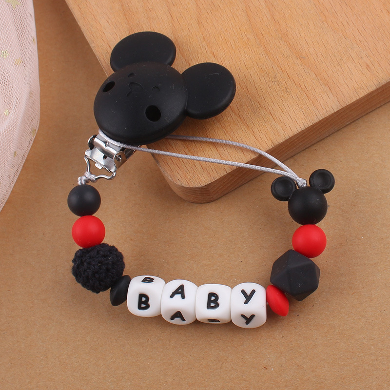 Baby Nursery Hospital - Bebê chupeta clipes titular silicone mouse