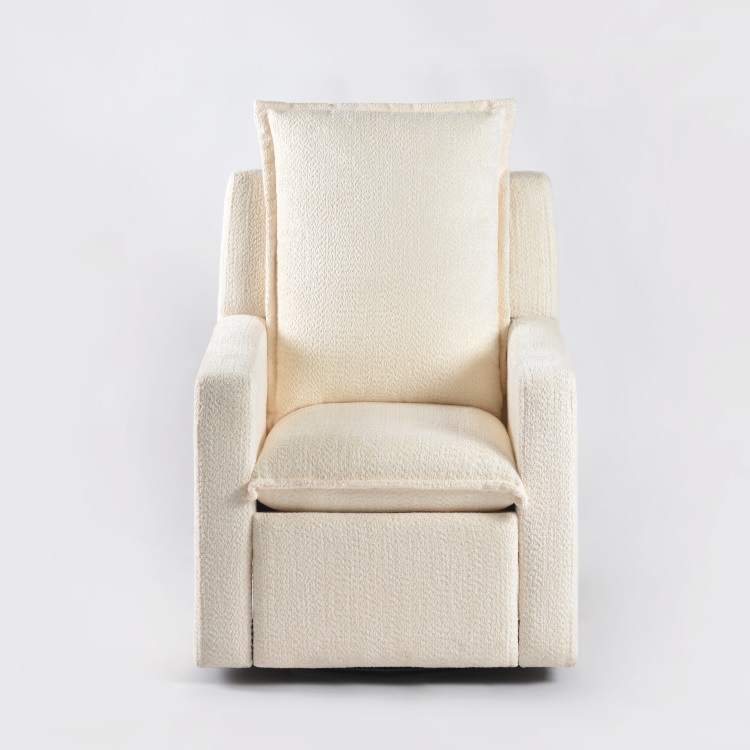 Rocking Chair Nursery - Sofá Reclinável Elétrico Elegante, Móvel de