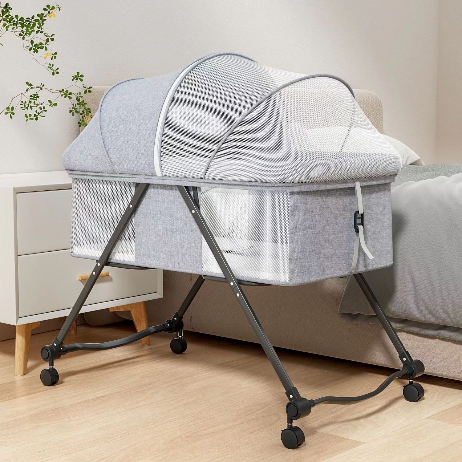 Bassinet Bedside Sleeper - Berço de cabeceira para bebê, berço