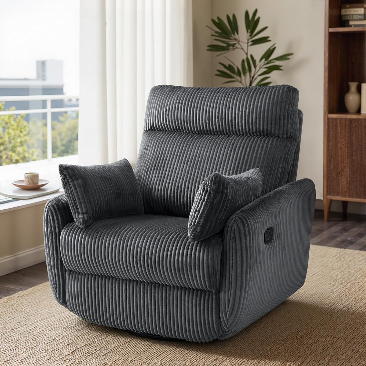 Rocking Chair Nursery - # Cadeira Reclinável Giratória para Berçário