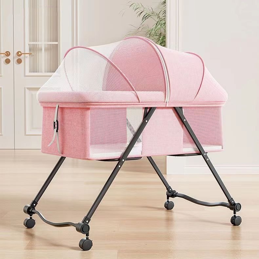 Bassinet Bedside Sleeper - Capa de berço portátil com mosquiteiro,