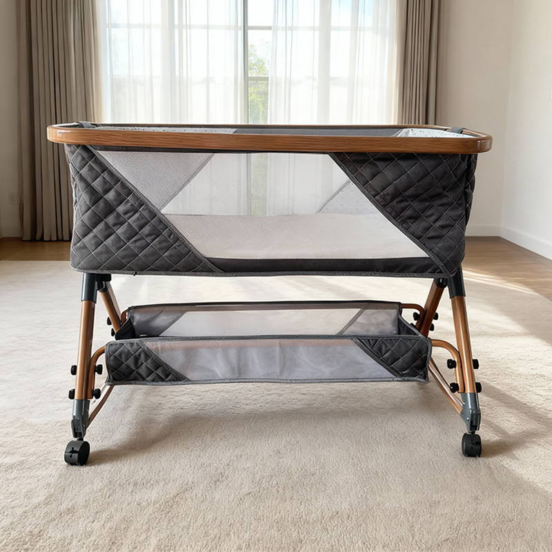 Bassinet Bedside Sleeper - Berço de Luxo Dobrável para Bebês,