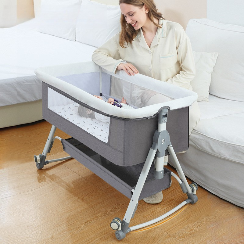 Bassinet Bedside Sleeper - Berço de bebê portátil multifuncional conversível,