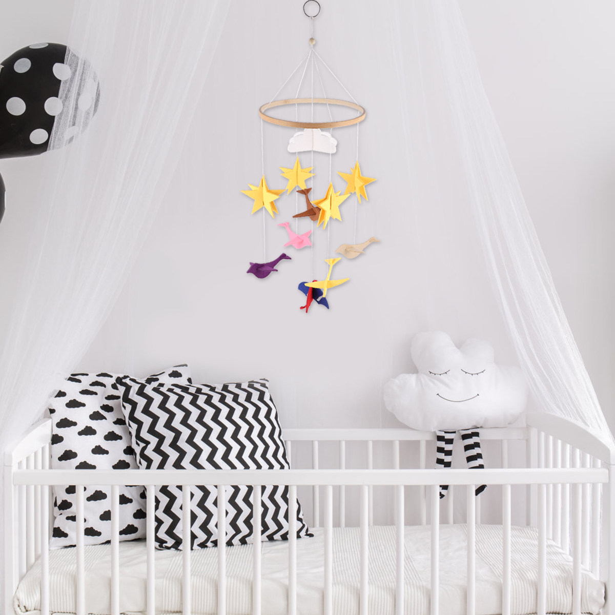 1 Peça de Decoração Suspensa p - Baby Nursery Decor Girl avaliação e preço
