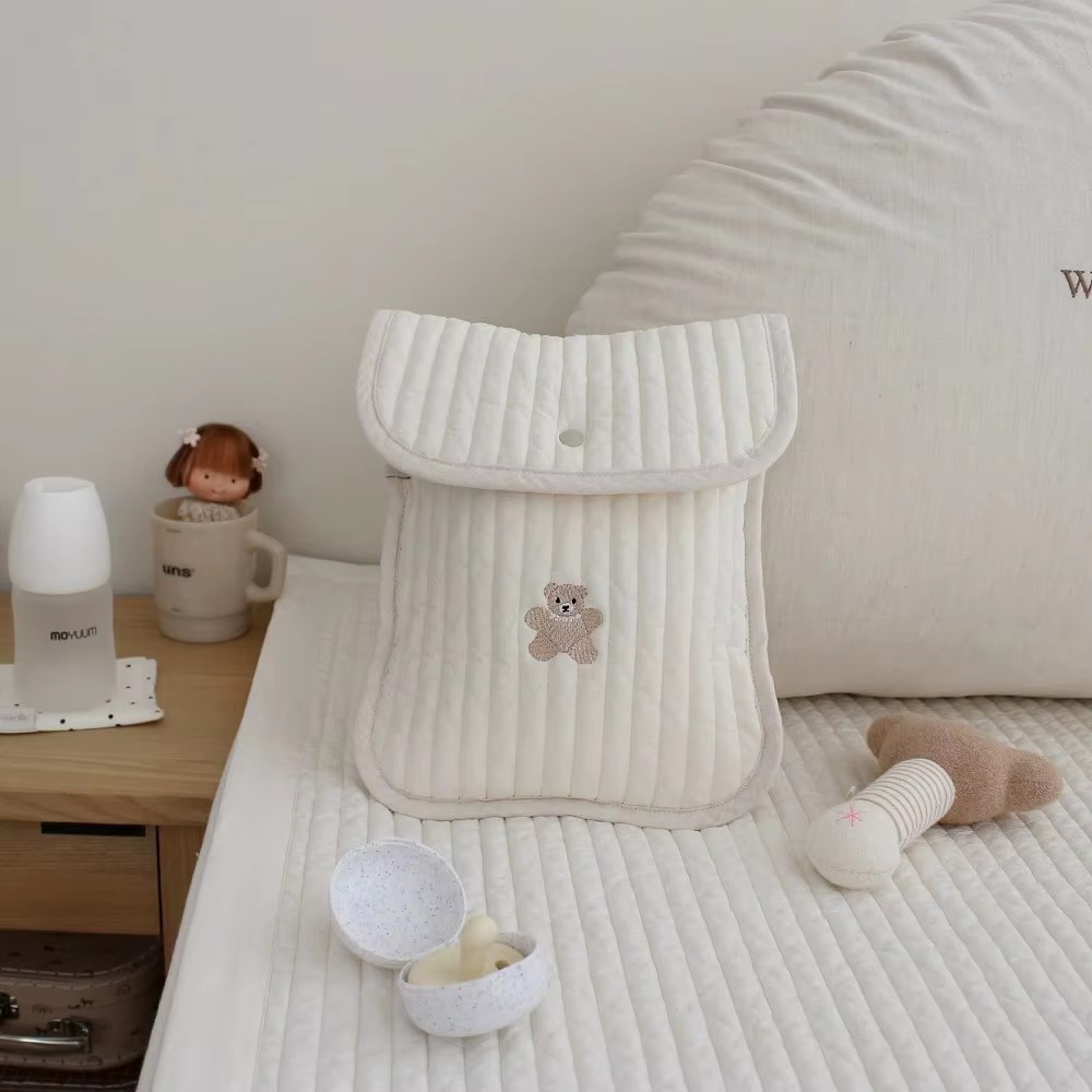 Urso bordado algodão mamãe sac - Baby Nursery Organization Ideas avaliação e preço