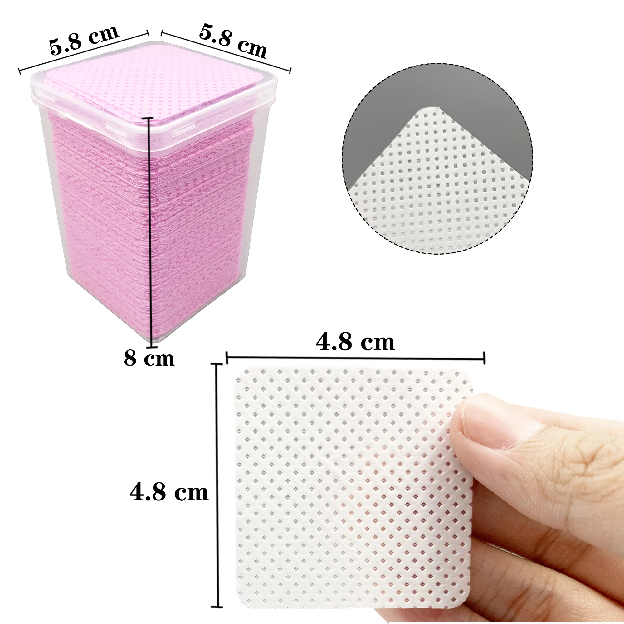 200 pçs/caixa toalhetes de unh - Storage Basket Fabric avaliação e preço
