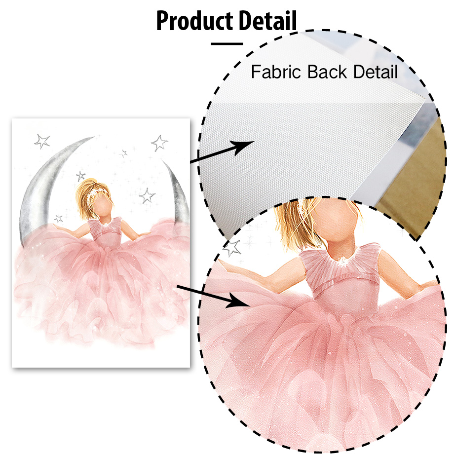 Rosa anjo menina sol lua nuvem - Baby Nursery Decor Girl avaliação e preço