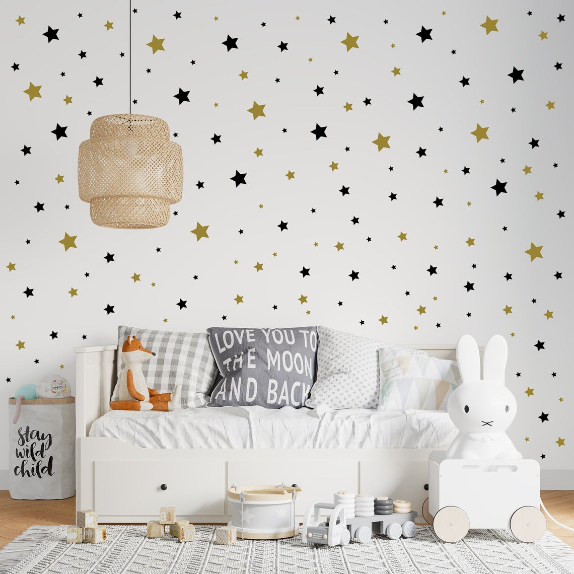 Adesivo de parede estrela dos  - Baby Nursery Wall Decals avaliação e preço