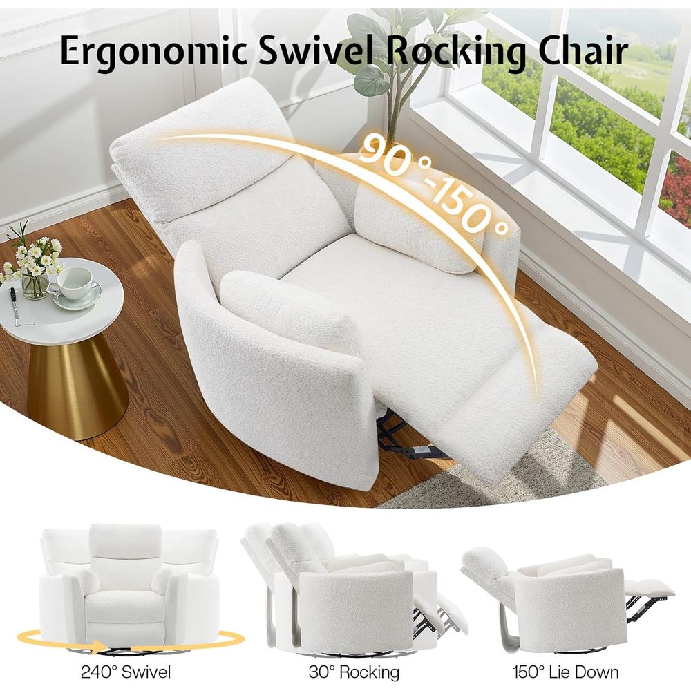 Poltrona Reclinável Elétrica p - Rocking Chair Nursery avaliação e preço