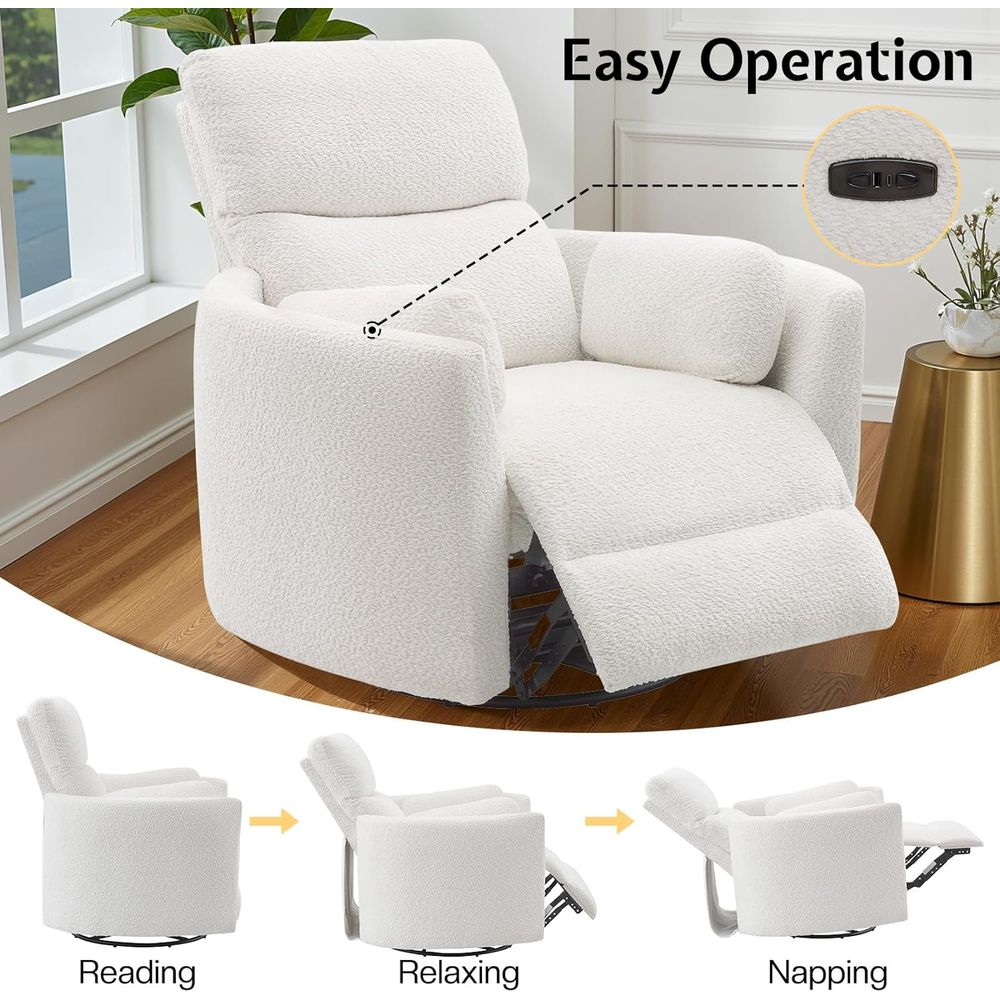 Poltrona Reclinável Elétrica p - Rocking Chair Nursery avaliação e preço