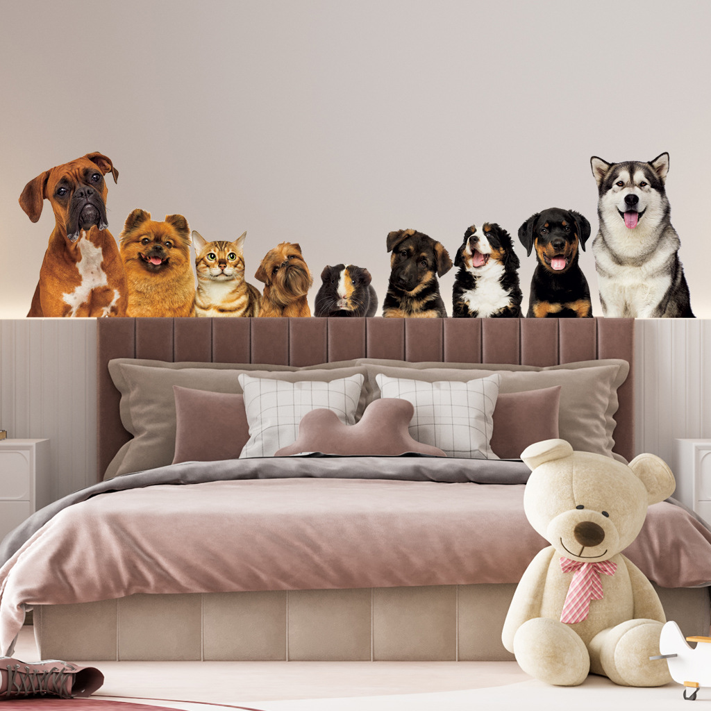 C30 #   9 gatos fofos e cães a - Baby Nursery Wall Decals avaliação e preço