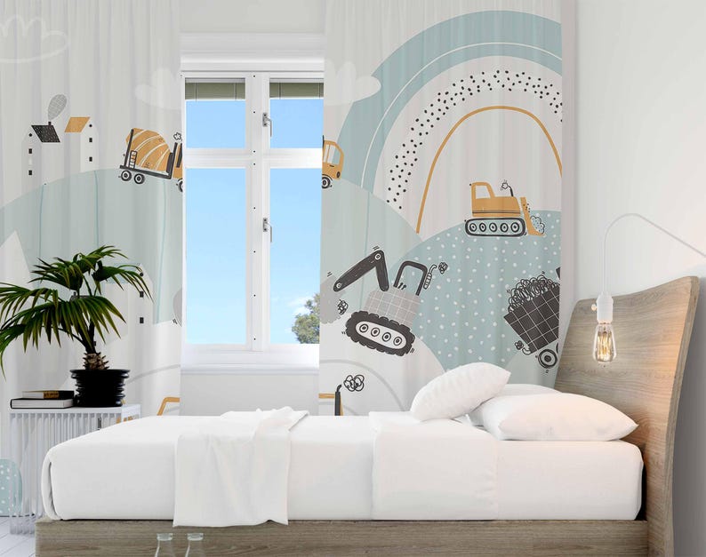 Bebê menino berçário cortinas  - Baby Nursery Blackout Curtains avaliação e preço