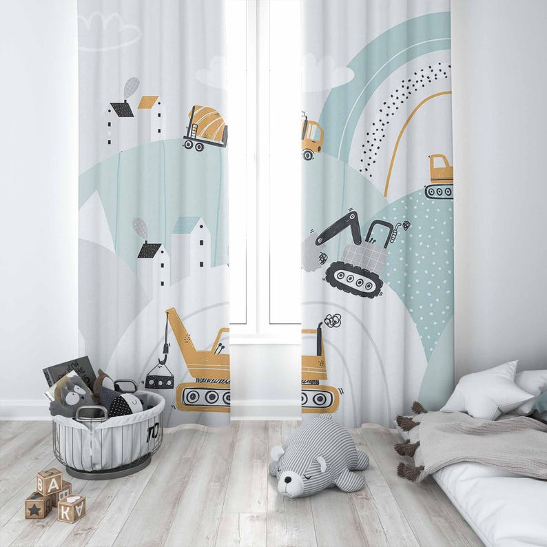 Bebê menino berçário cortinas  - Baby Nursery Blackout Curtains avaliação e preço