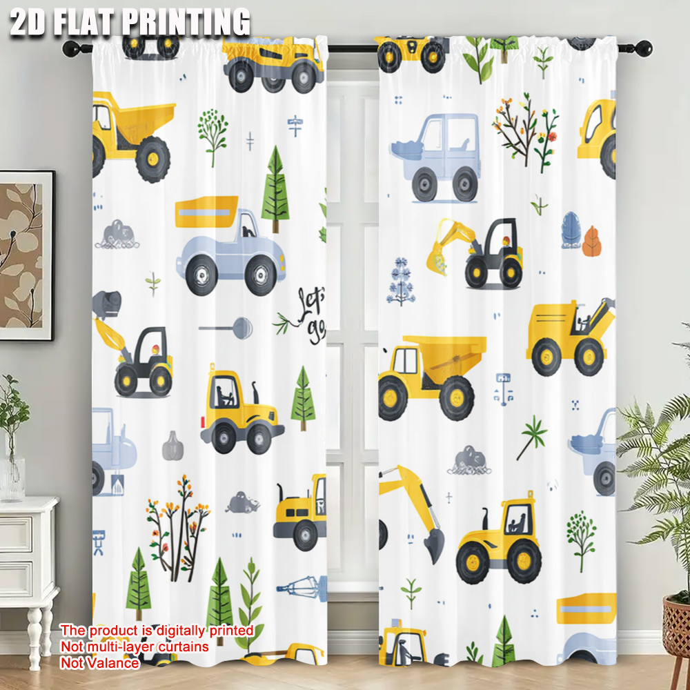 2 peças, impressão de avião 2d - Blackout Curtain Nursery avaliação e preço