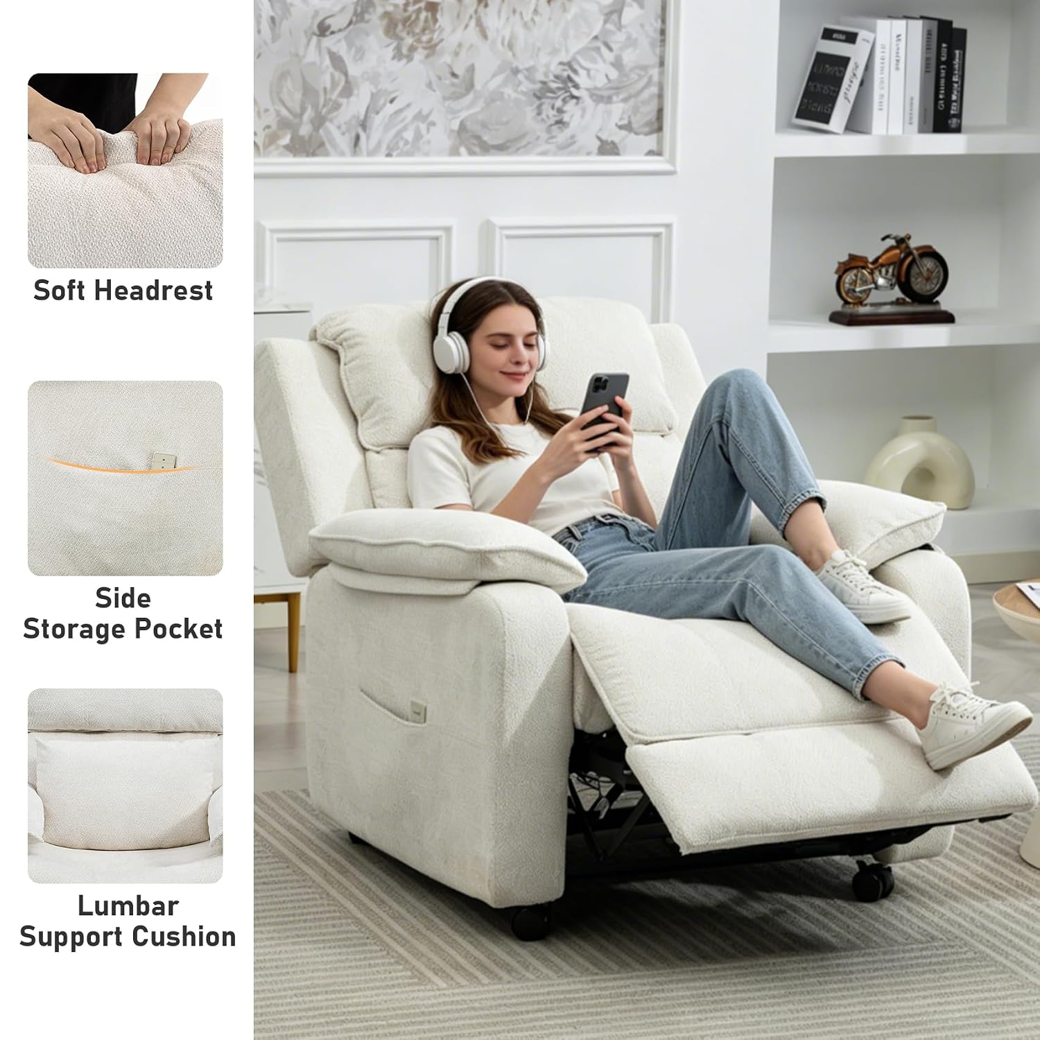 Cadeira Reclinável para Adulto - Rocking Chair Nursery avaliação e preço