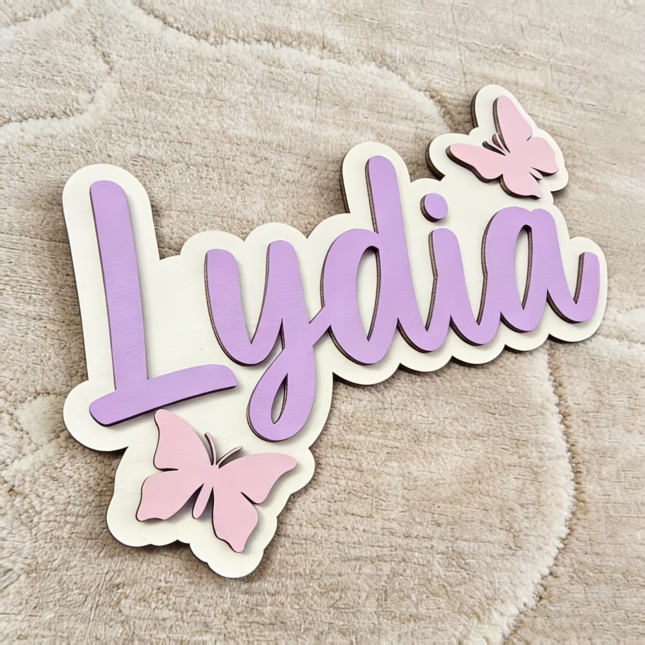 Placa de Porta Personalizada A - Baby Nursery Name Sign avaliação e preço