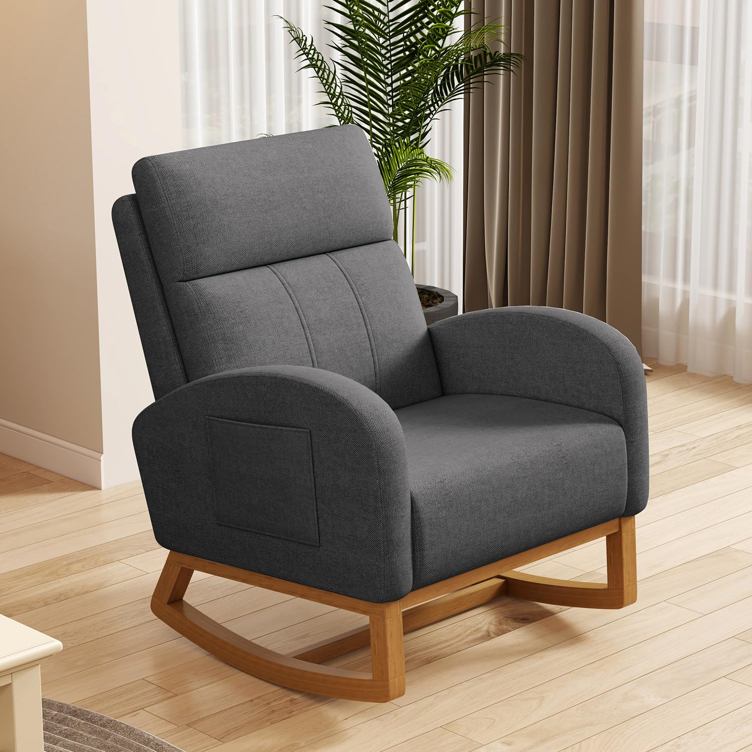 # Cadeira de Balanço Estofada  - Rocking Chair Nursery avaliação e preço