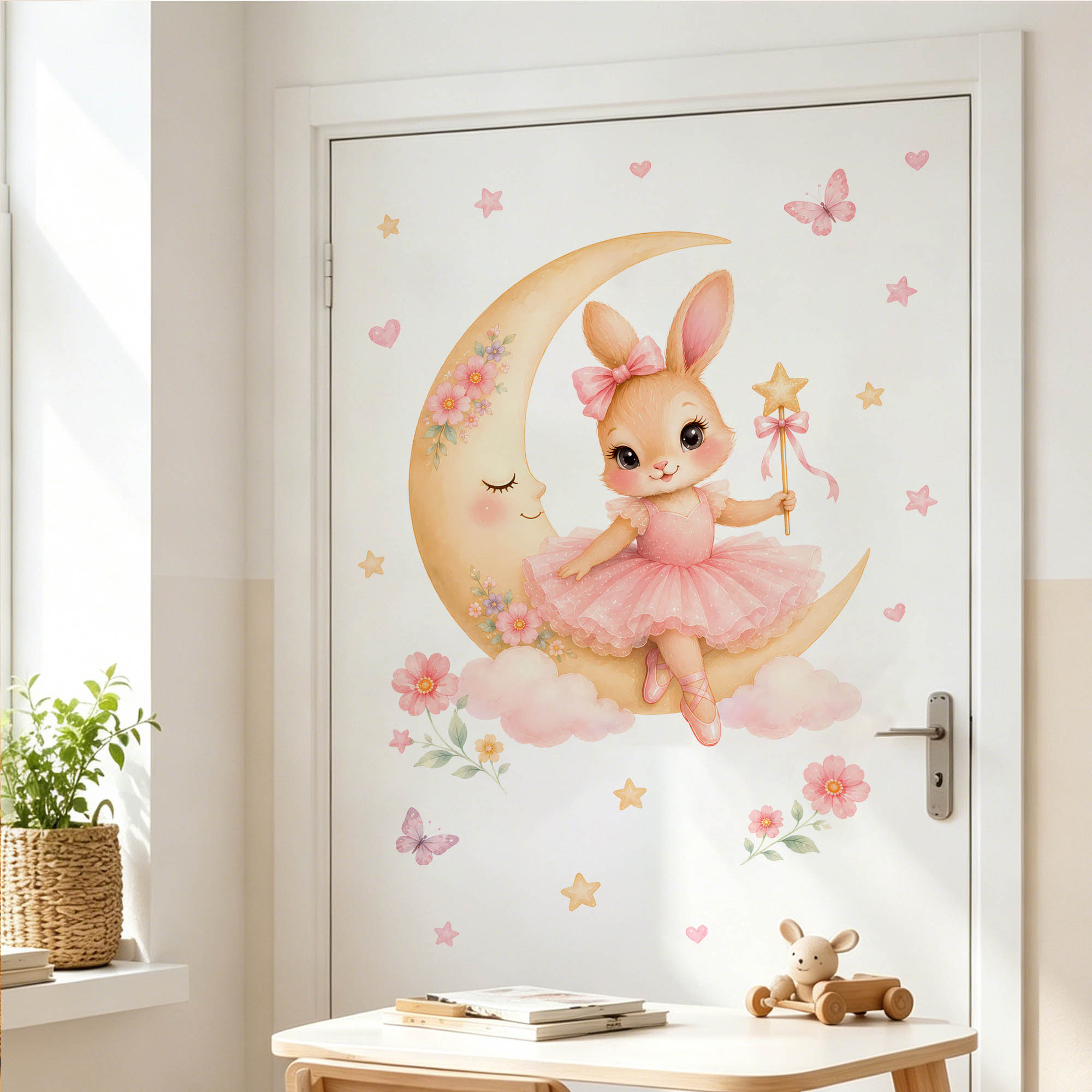 Adesivos de Parede de Coelha B - Baby Nursery Decor Girl avaliação e preço