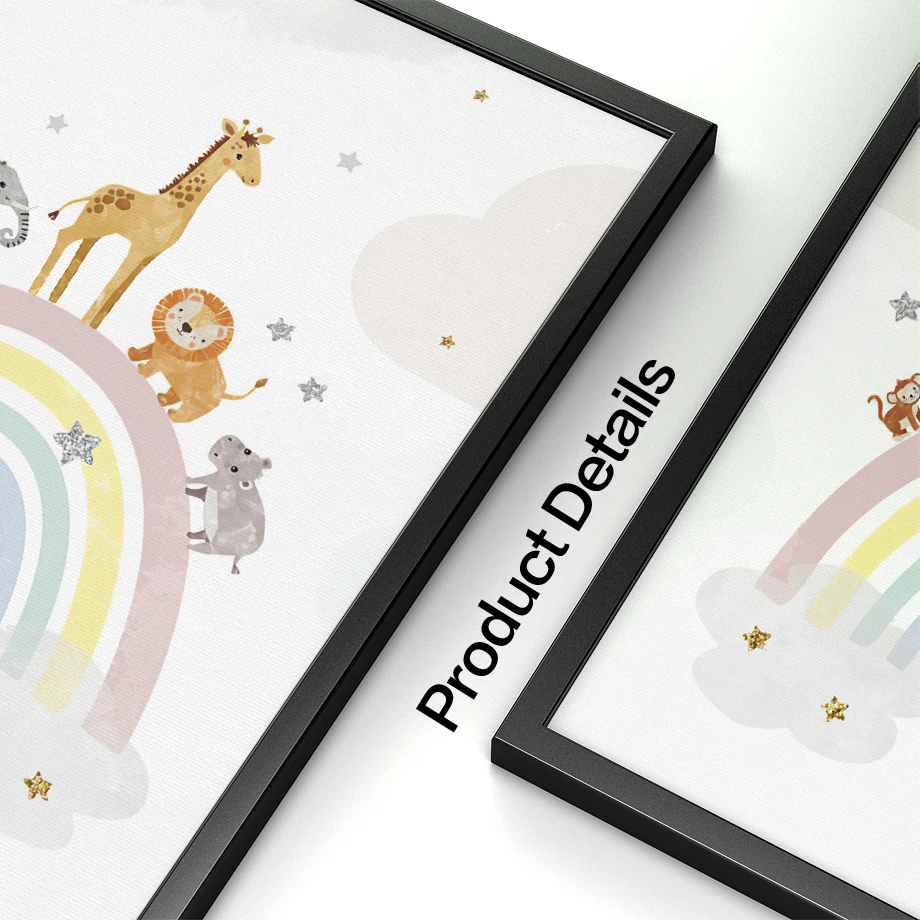 Pôsteres e impressões nórdicas - Baby Nursery Decor Girl avaliação e preço