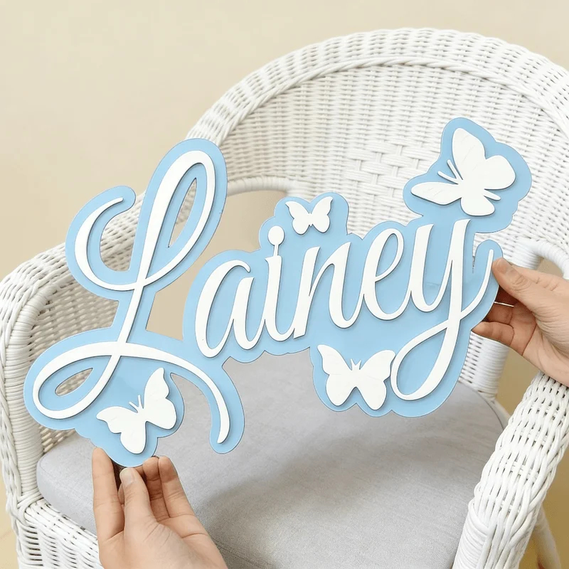 Placa Personalizada com Nome d - Baby Nursery Name avaliação e preço