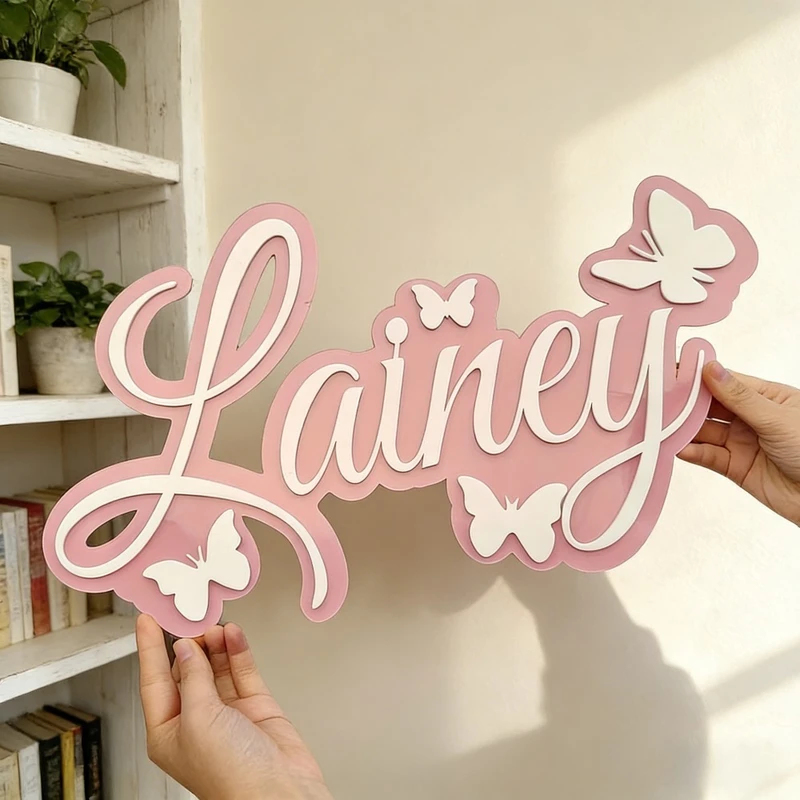 Placa Personalizada com Nome d - Baby Nursery Name avaliação e preço