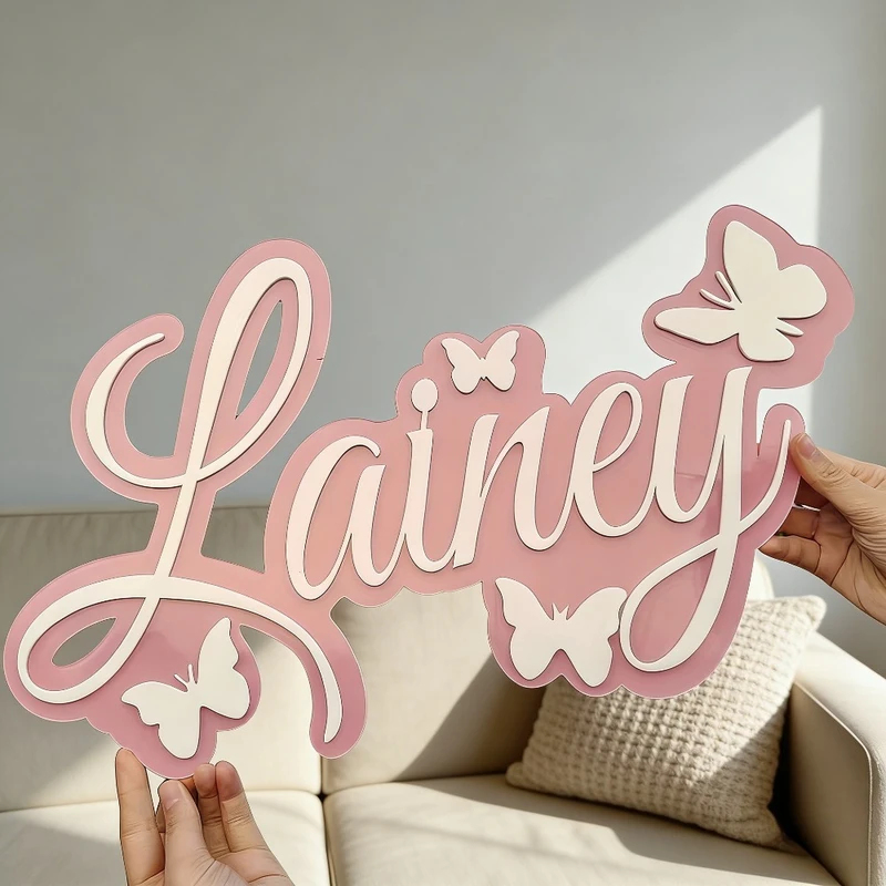 Placa Personalizada com Nome d - Baby Nursery Name avaliação e preço