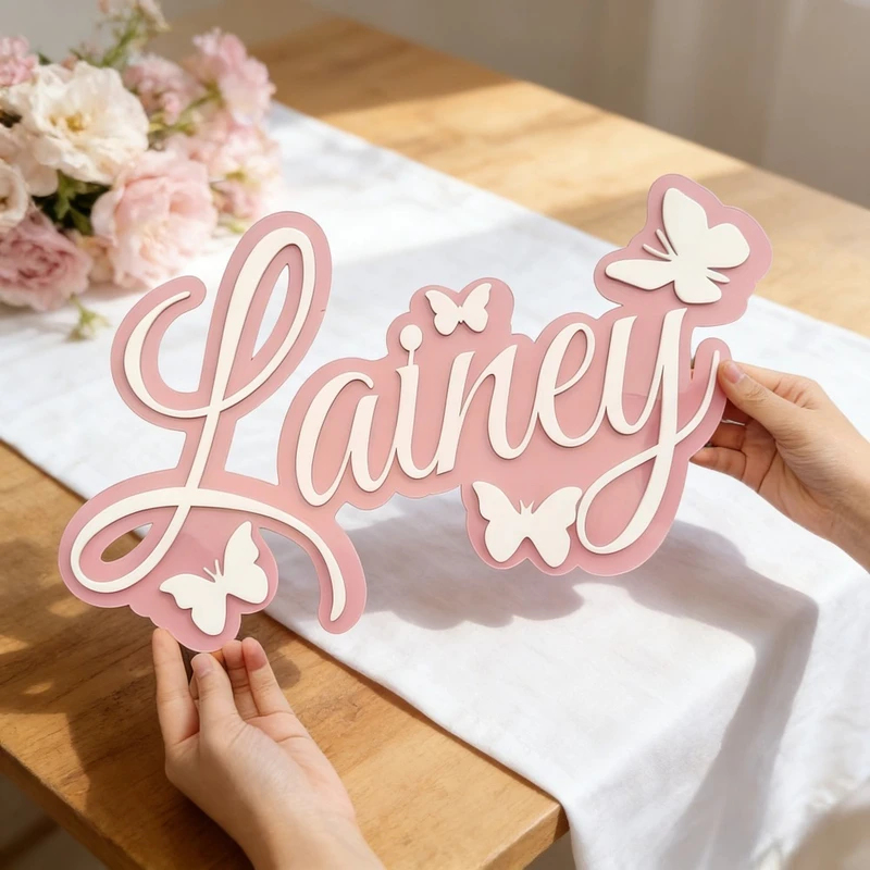 Placa Personalizada com Nome d - Baby Nursery Name avaliação e preço