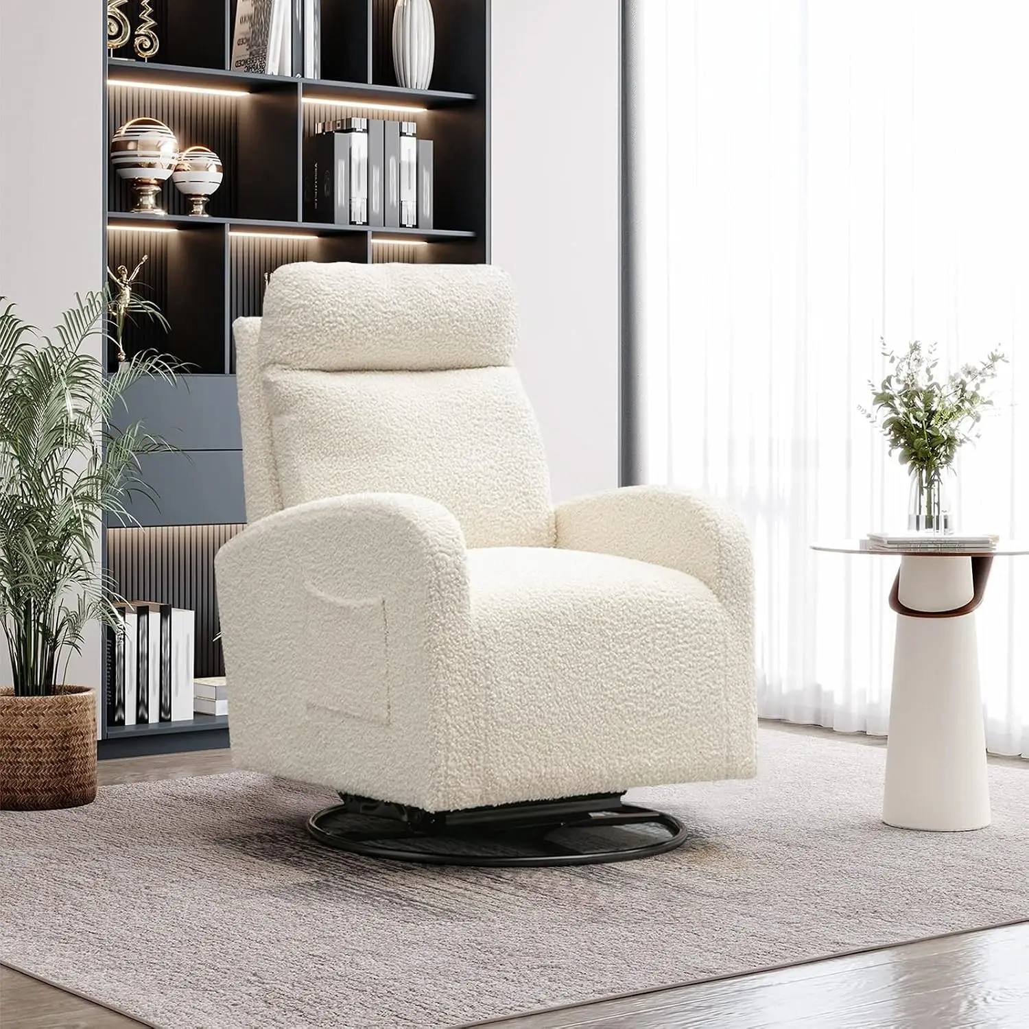 Cadeira de Balanço Giratória M - Baby Nursery Glider Chair avaliação e preço