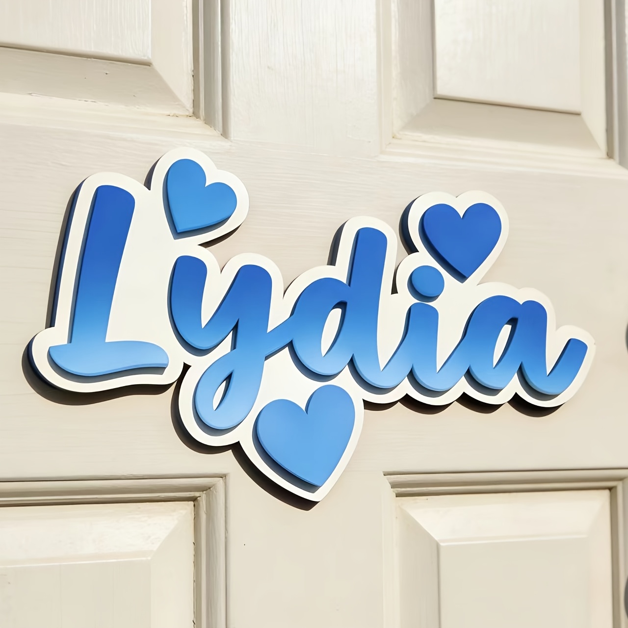 Placa de Nome Personalizada em - Baby Nursery Name Sign avaliação e preço