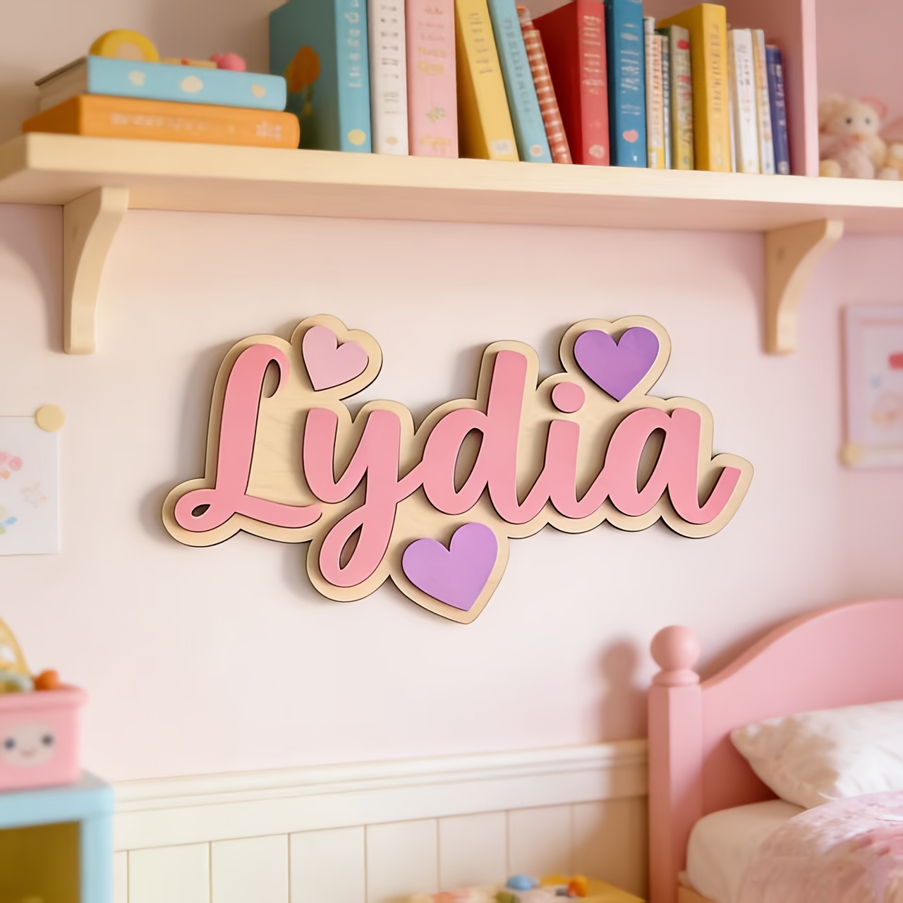 Placa de Nome Personalizada em - Baby Nursery Name Sign avaliação e preço