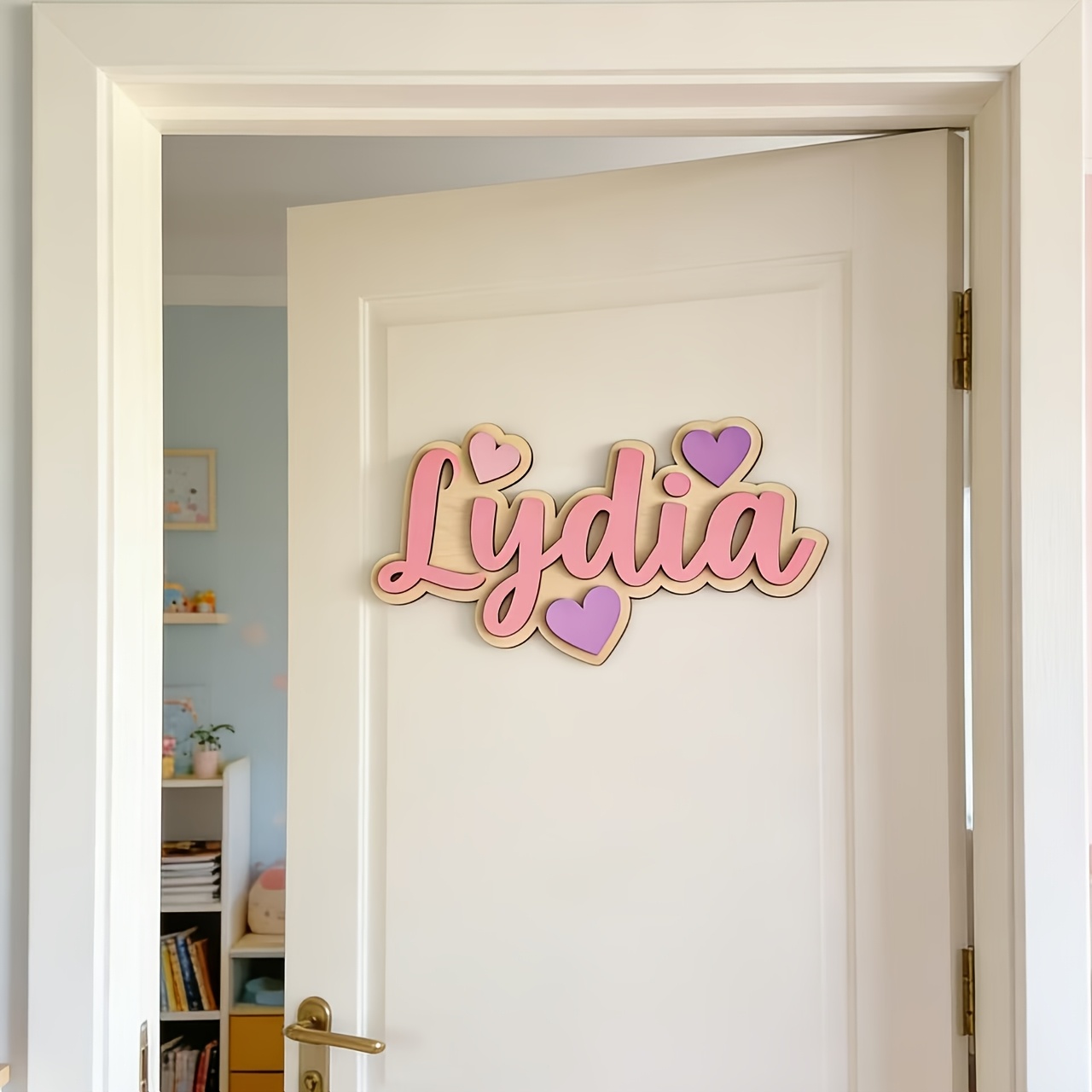 Placa de Nome Personalizada em - Baby Nursery Name Sign avaliação e preço