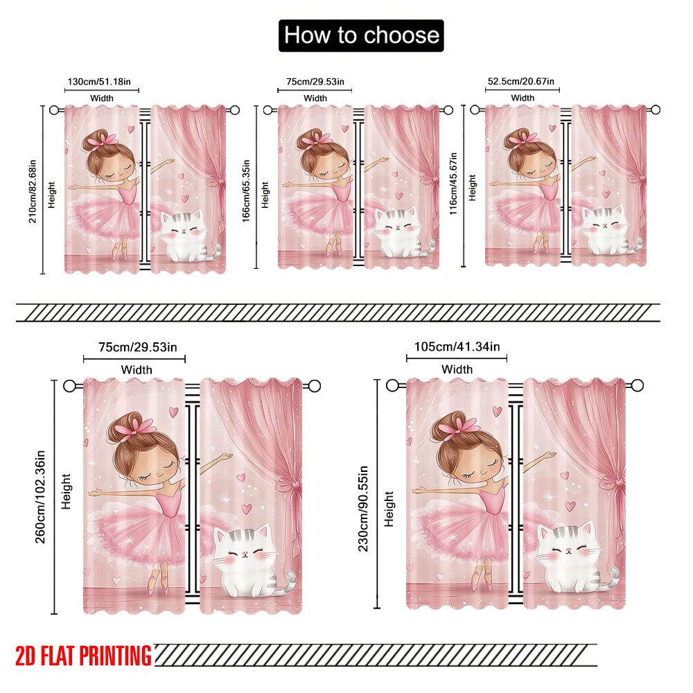 Cortinas Blackout Rosa com Est - Baby Nursery Blackout Curtains avaliação e preço
