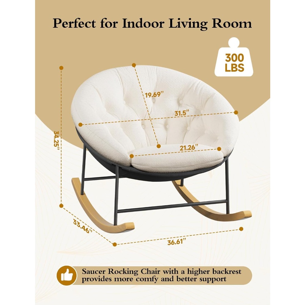 Cadeira de Balanço Larga para  - Rocking Chair Nursery avaliação e preço