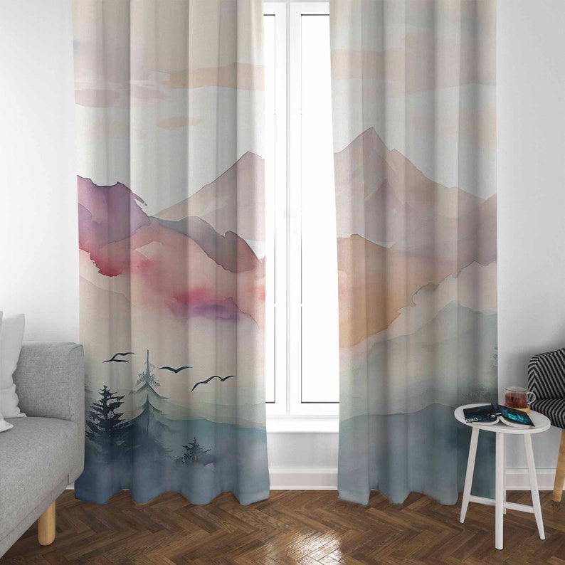 Cortina de berçário de florest - Baby Nursery Blackout Curtains avaliação e preço