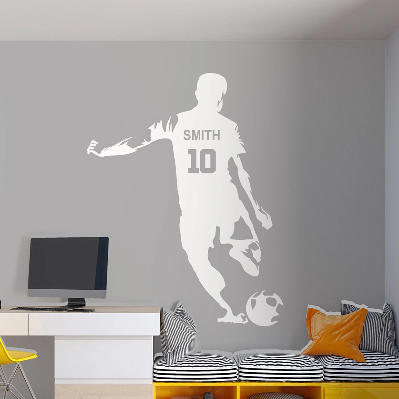 Nome e número do jogador de fu - Baby Nursery Wall Decals avaliação e preço