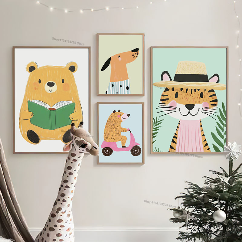 Pôsteres de Animais Engraçados - Baby Nursery Home avaliação e preço