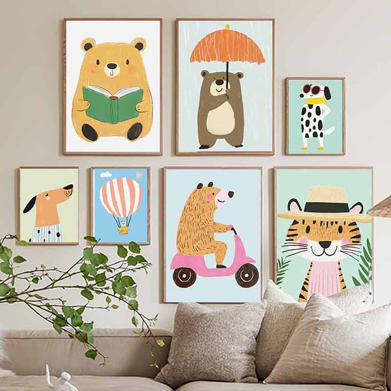 Pôsteres de Animais Engraçados - Baby Nursery Home avaliação e preço