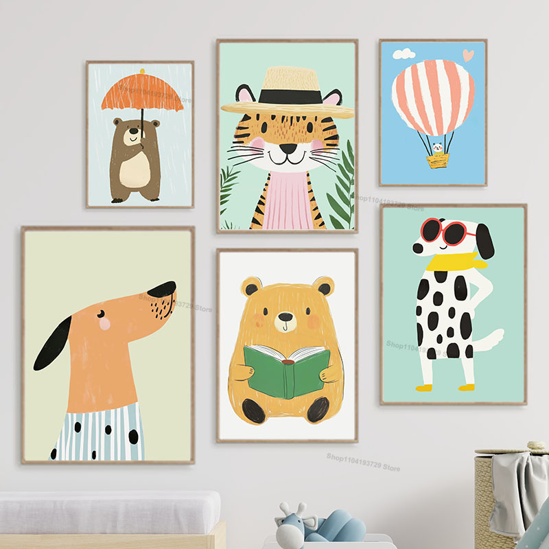 Pôsteres de Animais Engraçados - Baby Nursery Home avaliação e preço