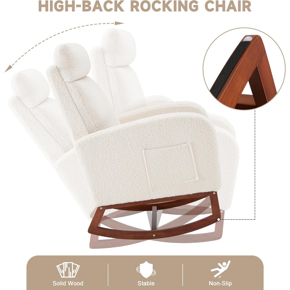Cadeira de balanço para berçár - Baby Nursery Glider Chair avaliação e preço