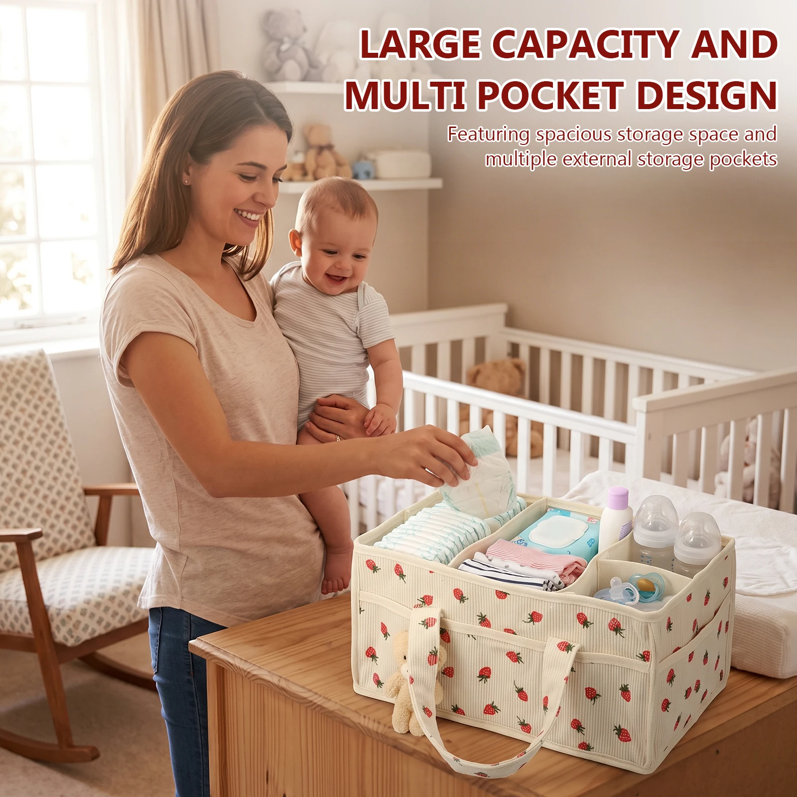 Cesto Organizador Portátil de  - Baby Nursery Organization Ideas avaliação e preço