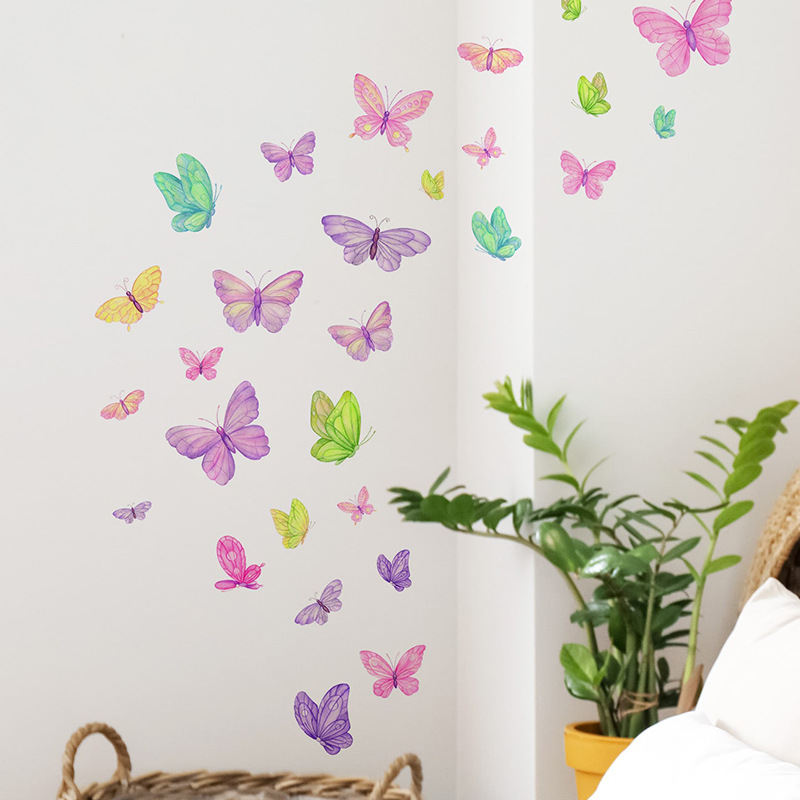 Adesivos de parede de borbolet - Baby Nursery Wall Decals avaliação e preço